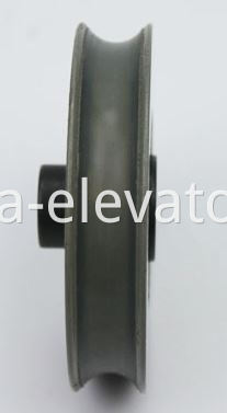 Hitachi Elevator Door Hanger Roller Curved Groove 20mm Length Shaft 65*13*6202